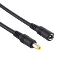 8A 5.5 x 2.5mm Female to Male DC Power Extension Cable, Cable Length:3m(Black)