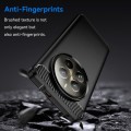 For Realme 12 Pro+ 5G Brushed Texture Carbon Fiber TPU Phone Case(Black)