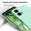 For Motorola Moto G04 / G24 Pure Color Liquid Silicone Shockproof Phone Case(Green)