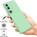 For Sony Xperia 1 VI Pure Color Liquid Silicone Shockproof Phone Case(Green)