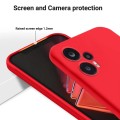 For Xiaomi Poco F5 5G Pure Color Liquid Silicone Shockproof Phone Case(Red)
