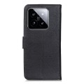 For Xiaomi 14 KHAZNEH Cowhide Texture Flip Leather Phone Case(Black)