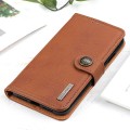 For Xiaomi Redmi 13C KHAZNEH Cowhide Texture Flip Leather Phone Case(Brown)
