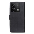 For Xiaomi Redmi Note 13 5G Global KHAZNEH Cowhide Texture Flip Leather Phone Case(Black)