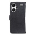 For Xiaomi Redmi Note 13 Pro+ KHAZNEH Cowhide Texture Flip Leather Phone Case(Black)