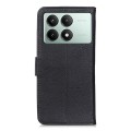 For Xiaomi Poco X6 Pro 5G/Redmi K70E KHAZNEH Cowhide Texture Flip Leather Phone Case(Black)