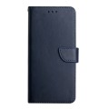 For Realme C67 4G Genuine Leather Fingerprint-proof Flip Phone Case(Blue)