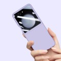 For Samsung Galaxy Z Flip5 Integrated PC Skin Feel Shockproof Phone Case(Flaming Orange)