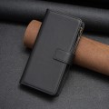 For Xiaomi Poco M6 Pro 4G 9 Card Slots Zipper Wallet Leather Flip Phone Case(Black)