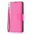 For Xiaomi Redmi 13C Litchi Texture Pure Color Leather Phone Case(Rose Red)