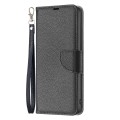 For Xiaomi Redmi Note 13 4G Global Litchi Texture Pure Color Leather Phone Case(Black)