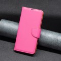 For Xiaomi Redmi Note 13 Pro 4G Global Litchi Texture Pure Color Leather Phone Case(Rose Red)