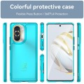 For Huawei nova 10 Candy Series TPU Phone Case(Transparent Blue)