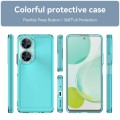 For Huawei Enjoy 60 Pro Candy Series TPU Phone Case(Transparent Blue)