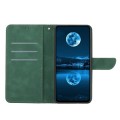 For Realme C65 4G Stitching Embossed Leather Phone Case(Green)