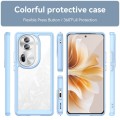 For OPPO Reno11 Pro Global Colorful Series Acrylic Hybrid TPU Phone Case(Blue)