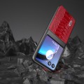 For Motorola Razr 40 Ultra ABEEL Genuine Leather Weilai Series Phone Case(Red)