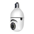 ESCAM PR001 E27 4MP Motion Tracking Smart WiFi Night Vision Dome Camera Supports Alexa Google(White)