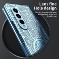 For Samsung Galaxy Z Fold3 5G Mechanical Legend Integrated Electroplating All-inclusive Phone Case(B
