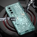 For Samsung Galaxy Z Fold2 5G Mechanical Legend Integrated Electroplating All-inclusive Phone Case(G