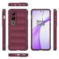 For OnePlus Ace 3V Magic Shield TPU + Flannel Phone Case(Wine Red)