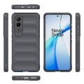 For OnePlus Nord CE4 5G Global Magic Shield TPU + Flannel Phone Case(Dark Grey)