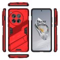 For OnePlus 12 5G Punk Armor 2 in 1 PC + TPU Phone Case with Holder(Red)