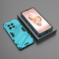 For OnePlus Ace 3 5G Punk Armor 2 in 1 PC + TPU Phone Case with Holder(Blue)