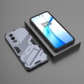 For OnePlus Nord CE4 5G Global Punk Armor 2 in 1 PC + TPU Phone Case with Holder(Grey)