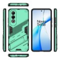 For OnePlus Nord CE4 5G Global Punk Armor 2 in 1 PC + TPU Phone Case with Holder(Green)