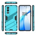 For OnePlus Nord CE4 5G Global Punk Armor 2 in 1 PC + TPU Phone Case with Holder(Blue)