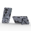 For Huawei nova 11 SE Punk Armor 2 in 1 PC + TPU Phone Case with Holder(Grey)