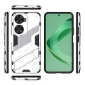 For Huawei nova 11 SE Punk Armor 2 in 1 PC + TPU Phone Case with Holder(White)
