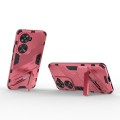 For Huawei nova 11 SE Punk Armor 2 in 1 PC + TPU Phone Case with Holder(Light Red)