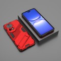 For Huawei nova 12 Pro Punk Armor 2 in 1 PC + TPU Phone Case with Holder(Red)