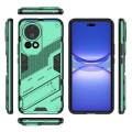 For Huawei nova 12 Pro Punk Armor 2 in 1 PC + TPU Phone Case with Holder(Green)
