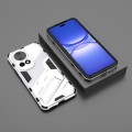 For Huawei nova 12 Pro Punk Armor 2 in 1 PC + TPU Phone Case with Holder(White)