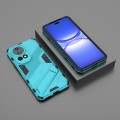 For Huawei nova 12 Pro Punk Armor 2 in 1 PC + TPU Phone Case with Holder(Blue)