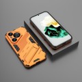 For Huawei Pura 70 Punk Armor 2 in 1 PC + TPU Phone Case with Holder(Orange)