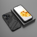For Huawei Pura 70 Pro / 70 Pro+ Punk Armor 2 in 1 PC + TPU Phone Case with Holder(Black)