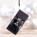 For Xiaomi Redmi 13C Colored Drawing Leather Phone Case(Sunglasses Cat)