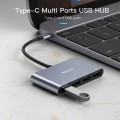 Yesido HB13 4 in 1 USB-C / Type-C Multifunction Docking Station HUB Adapter