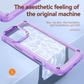 For iPhone 16 Pro TPU + PC Lens Protection Phone Case(Purple)