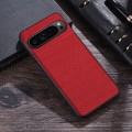 For Google Pixel 9 Nylon Cloth Texture Shockproof PC+TPU Phone Case(Red)