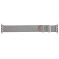 For Apple Watch Ultra 49mm Milanese Metal Magnetic Watch Band(Silver)