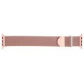 For Apple Watch 8 45mm Milanese Metal Magnetic Watch Band(Pink)
