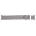 For Apple Watch 7 41mm Milanese Metal Magnetic Watch Band(Silver)