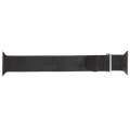 For Apple Watch 7 41mm Milanese Metal Magnetic Watch Band(Black)
