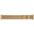 For Apple Watch 4 40mm Milanese Metal Magnetic Watch Band(Gold)