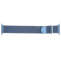 For Apple Watch 4 40mm Milanese Metal Magnetic Watch Band(Blue)